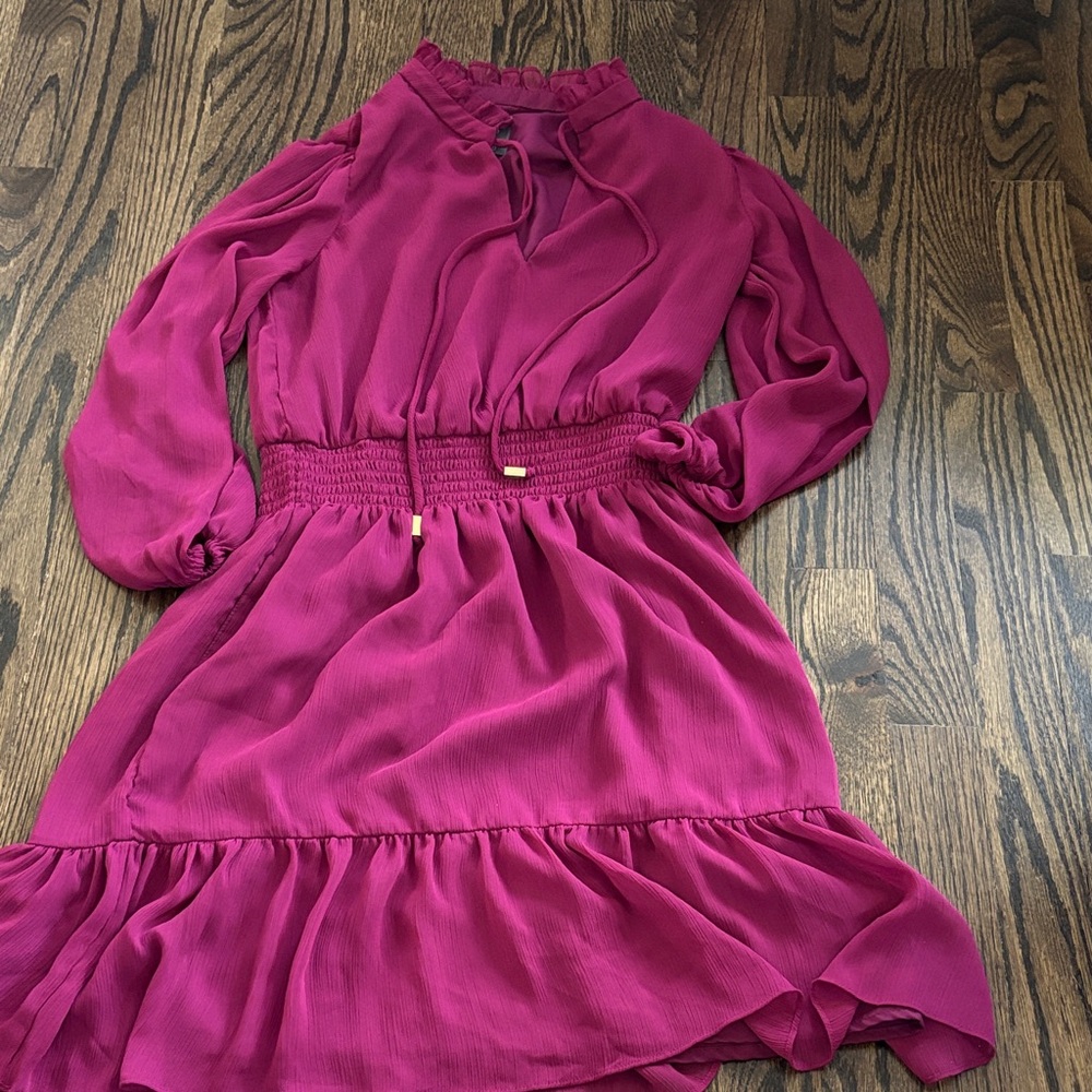 Vince Camuto Magenta Dress